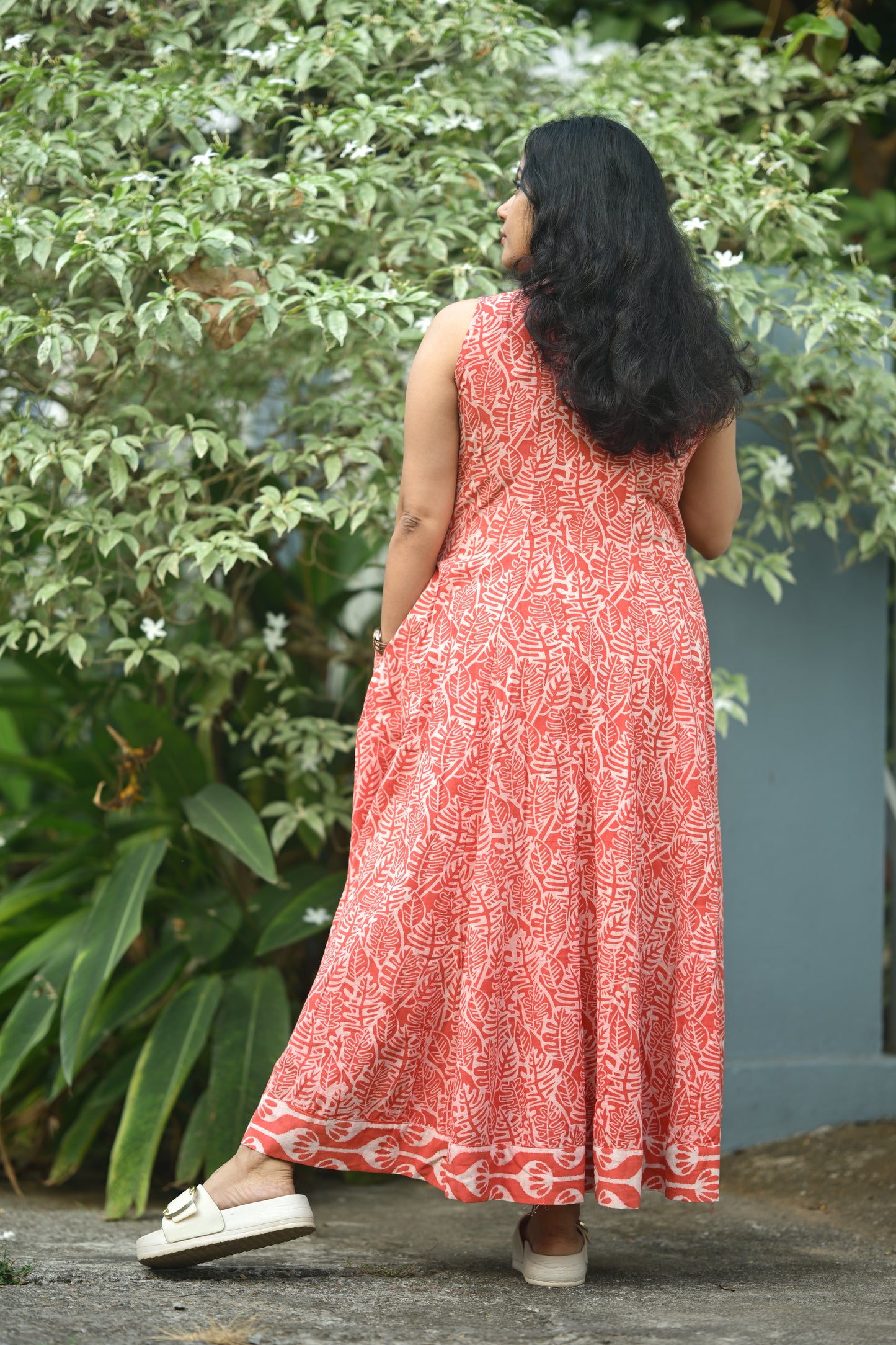 Cotton flared dress-SLM 0870