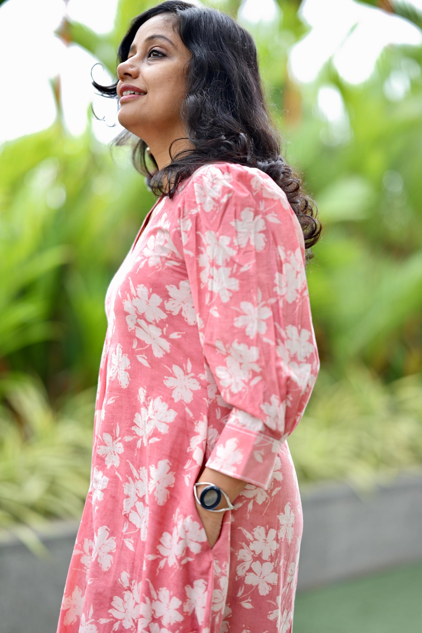 Cotton Flared Dress-SLM 0849