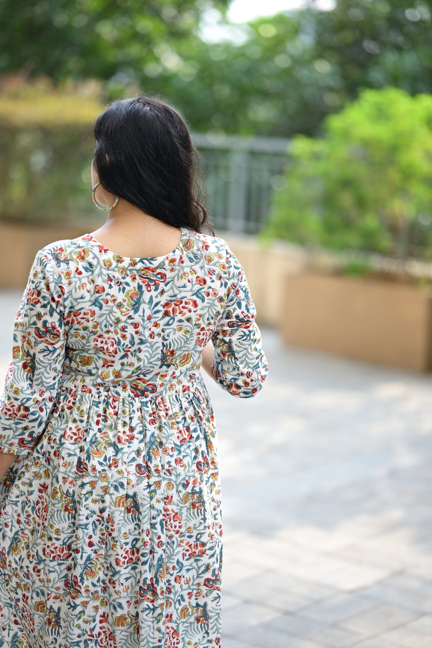 Cotton Flared Dress-SLM 0844