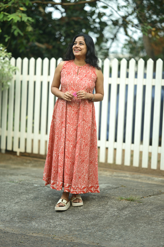 Cotton flared dress-SLM 0870